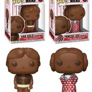 Valentine’s Star Wars Han Solo and Princess Leia Figures